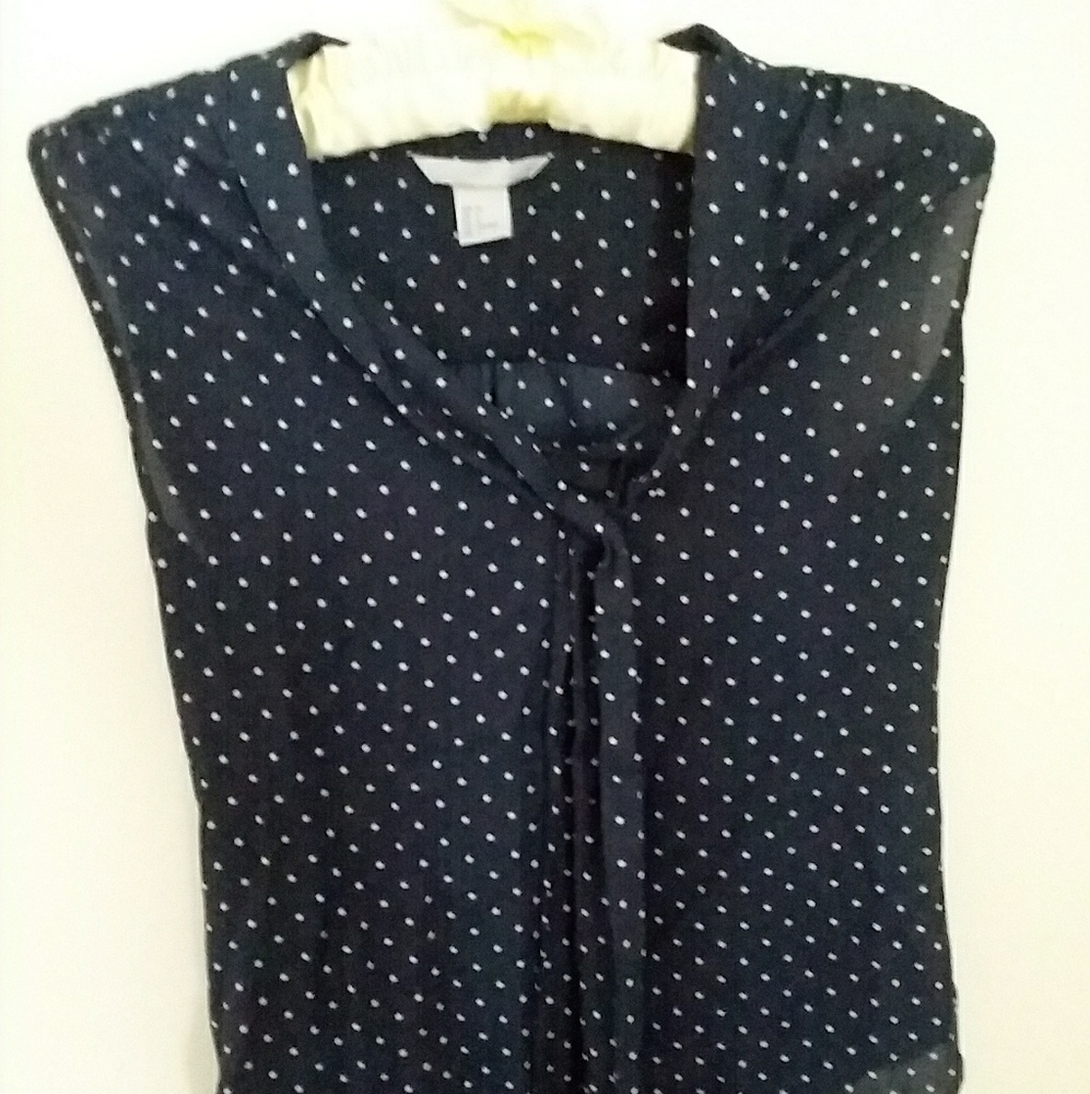 H&M Size 6 Sleeveless Sheer Top